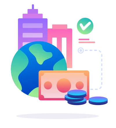 icon office world finance money