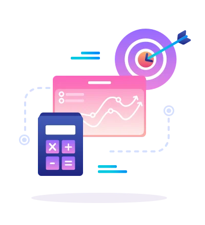 icon target calculator calcucations